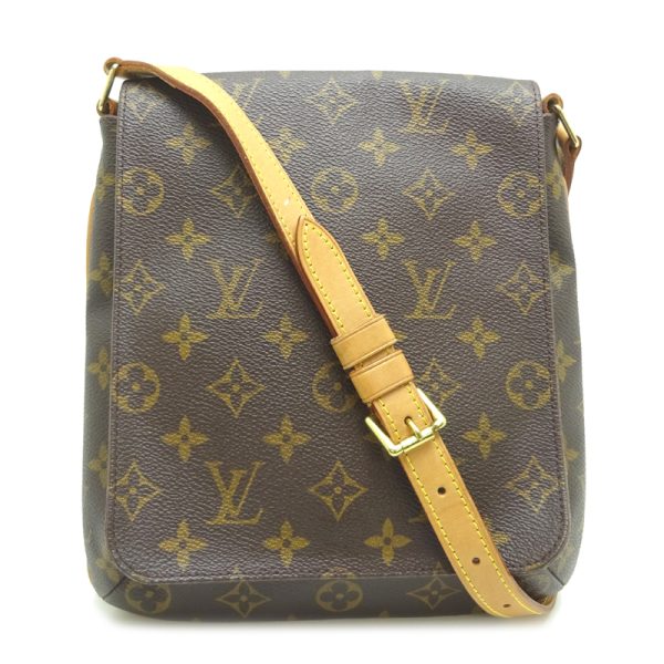 dh82004 1 Louis Vuitton Musette Salsa Short Monogram Shoulder Bag Brown