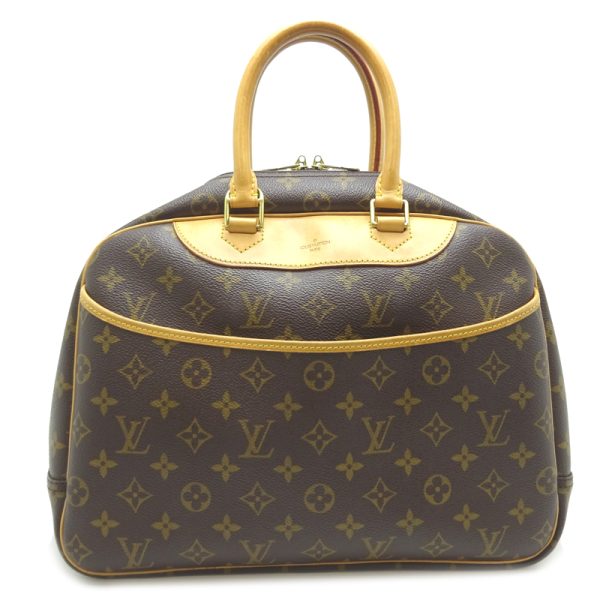 dh82012 1 Louis Vuitton Deauville Monogram Bag Brown