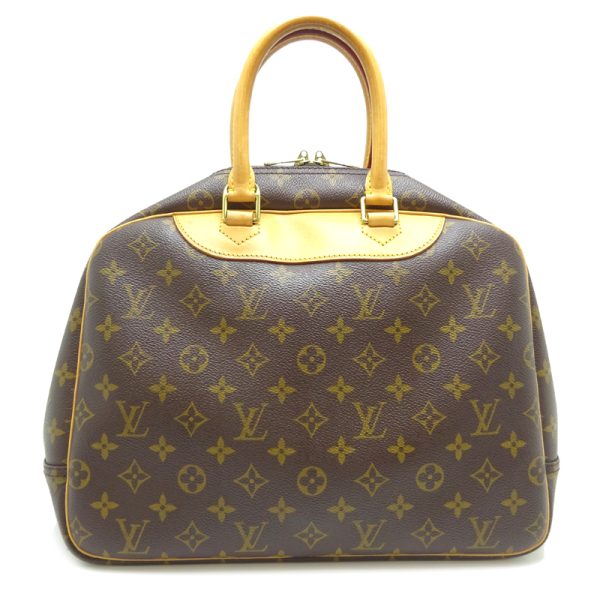 dh82012 2 Louis Vuitton Deauville Monogram Bag Brown