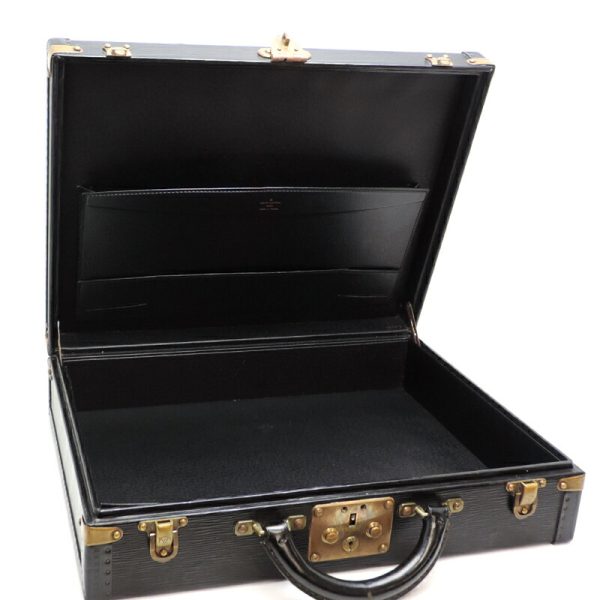 dh82022 6 Louis Vuitton President Epi Trunk Black