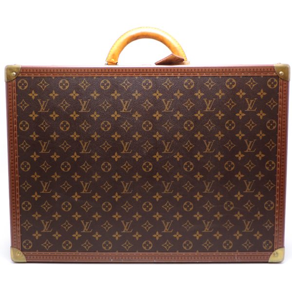 dh82023 1 Louis Vuitton Bisten 55 Monogram Trunk Brown