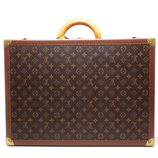 dh82023 2 Louis Vuitton Bisten 55 Monogram Trunk Brown