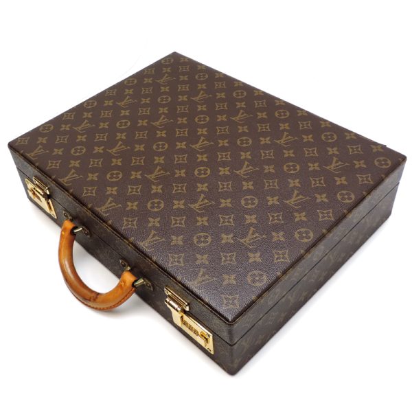 dh82024 3 Louis Vuitton Crusher Monogram Trunk Brown