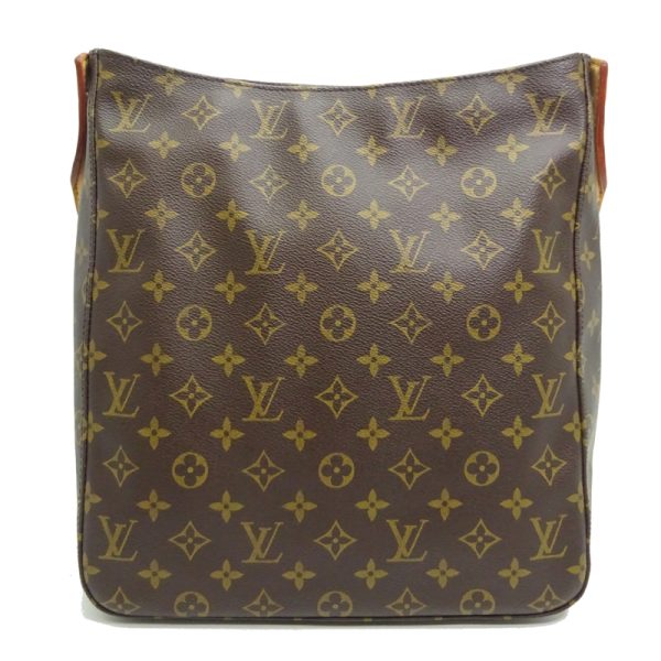 dh82060 2 Louis Vuitton Looping GM Monogram Shoulder Bag Brown