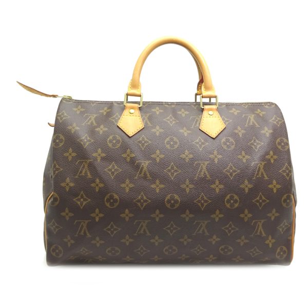 dh82065 1 Louis Vuitton Speedy 35 Monogram Bag Brown