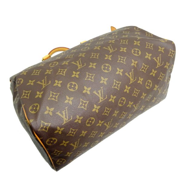 dh82065 3 Louis Vuitton Speedy 35 Monogram Bag Brown