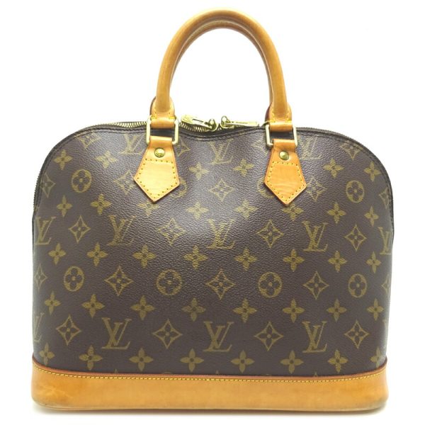 dh82172 2 Louis Vuitton Alma Monogram Handbag Brown