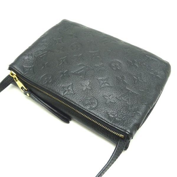 dh82173 4 Louis Vuitton Twice Monogram Empreinte Shoulder Bag Black