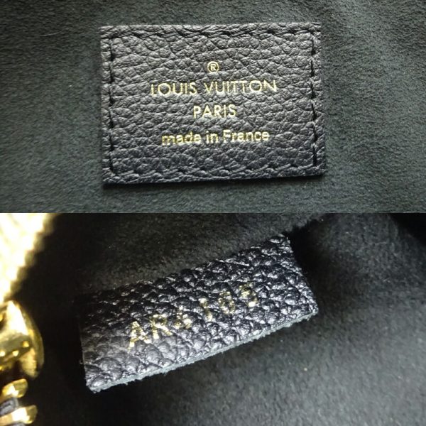 dh82173 8 Louis Vuitton Twice Monogram Empreinte Shoulder Bag Black