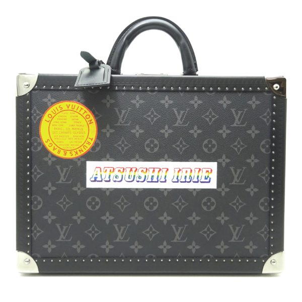 dh82235 1 Louis Vuitton Coteville 35 Monogram Eclipse Trunk Black