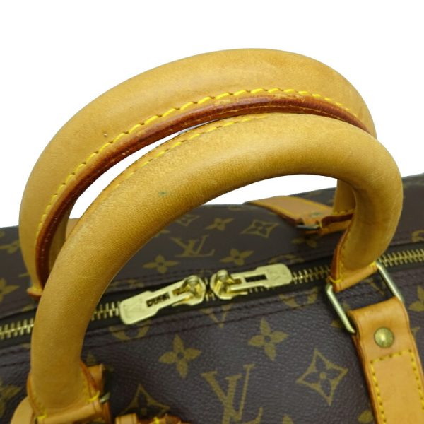 dh82240 5 Louis Vuitton Keepall 55 Monogram Bag Brown