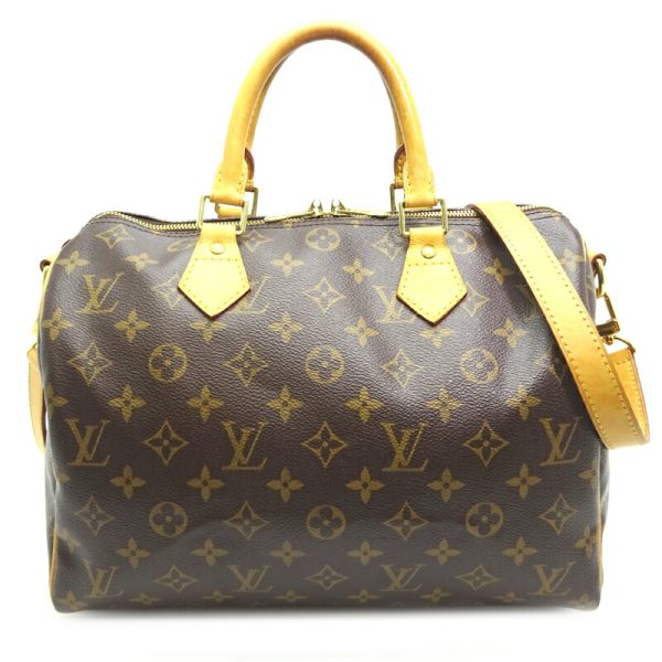 dh82245 2 Louis Vuitton Speedy Bandouliere 30 Monogram Brown