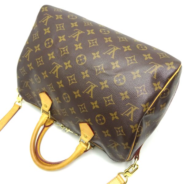 dh82245 4 Louis Vuitton Speedy Bandouliere 30 Monogram Brown