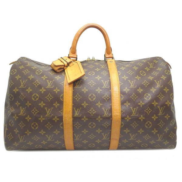 dh82263 1 Louis Vuitton Keepall 50 Monogram Bag Brown