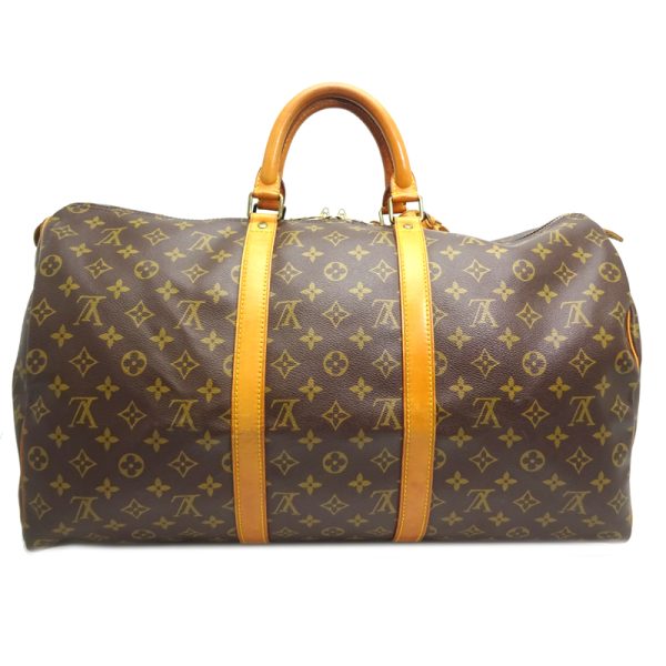 dh82263 2 Louis Vuitton Keepall 50 Monogram Bag Brown