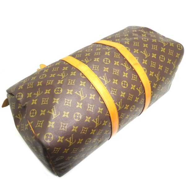 dh82263 3 Louis Vuitton Keepall 50 Monogram Bag Brown