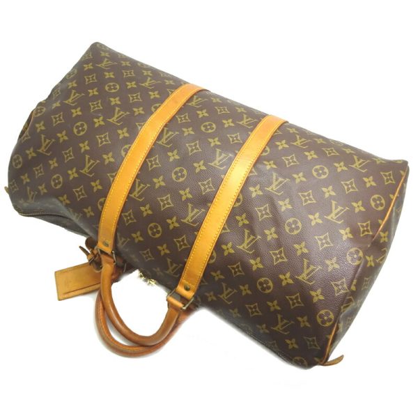 dh82263 4 Louis Vuitton Keepall 50 Monogram Bag Brown