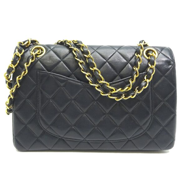 dh82328 2 Chanel Matelasse 23 Chain Lambskin Shoulder Bag Black