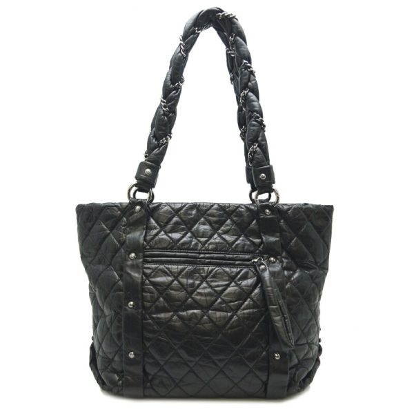 dh82330 1 Chanel Bubble Quilted Shoulder Bag Black