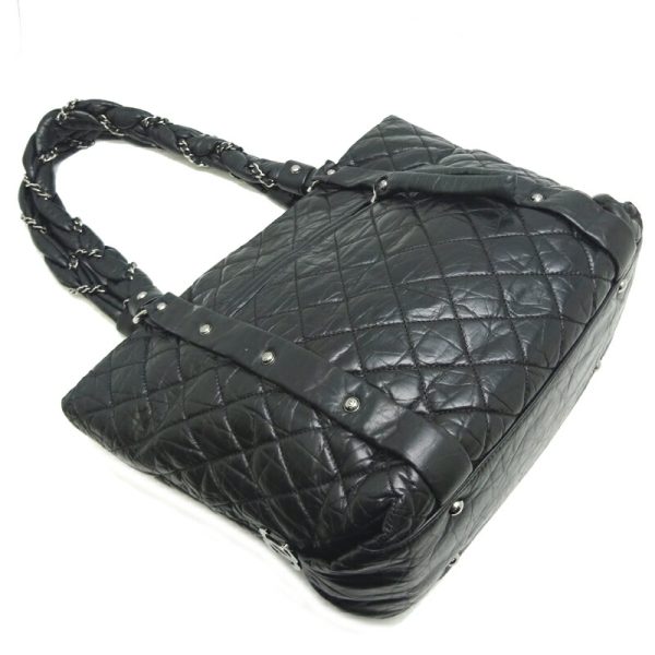 dh82330 3 Chanel Bubble Quilted Shoulder Bag Black