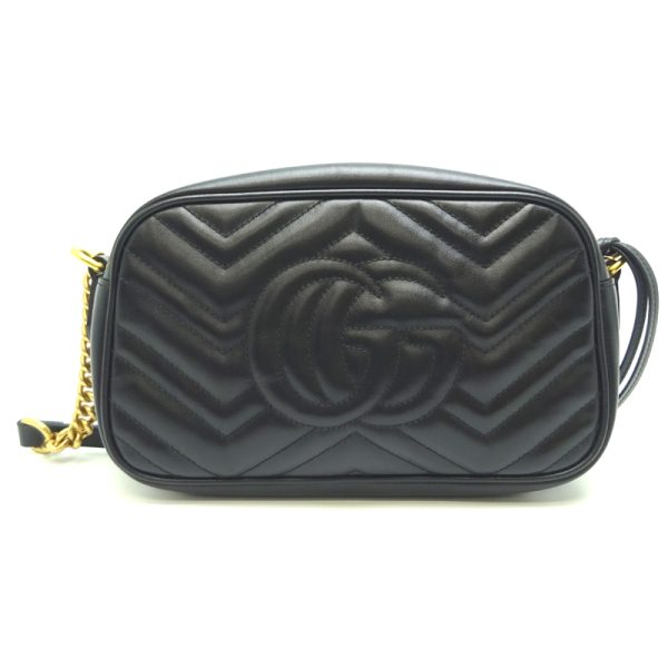 dh82354 2 Gucci Shoulder Bag GG Marmont Black