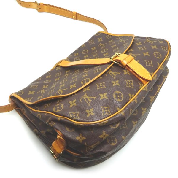 dh82359 3 Louis Vuitton Saumur GM Monogram Shoulder Bag Brown