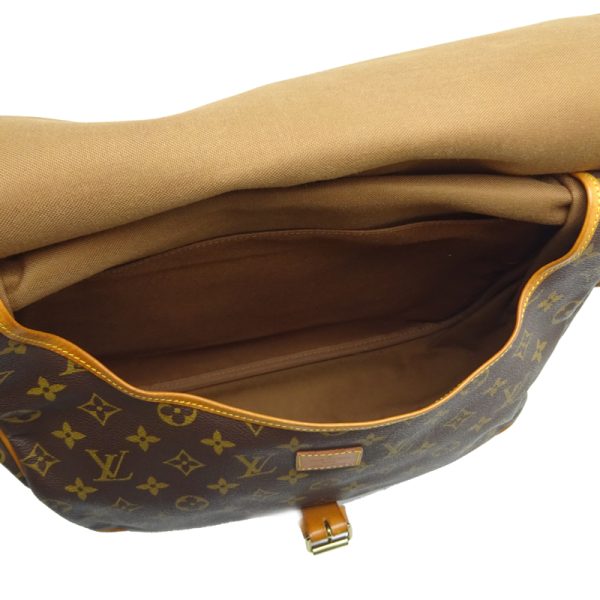 dh82359 6 Louis Vuitton Saumur GM Monogram Shoulder Bag Brown