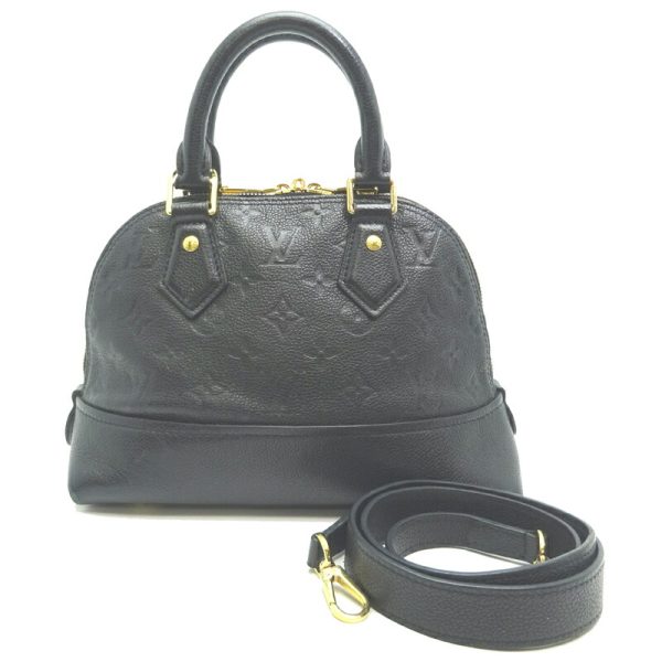 dh82361 1 Louis Vuitton Neo Alma BB Monogram Empreinte Handbag Black