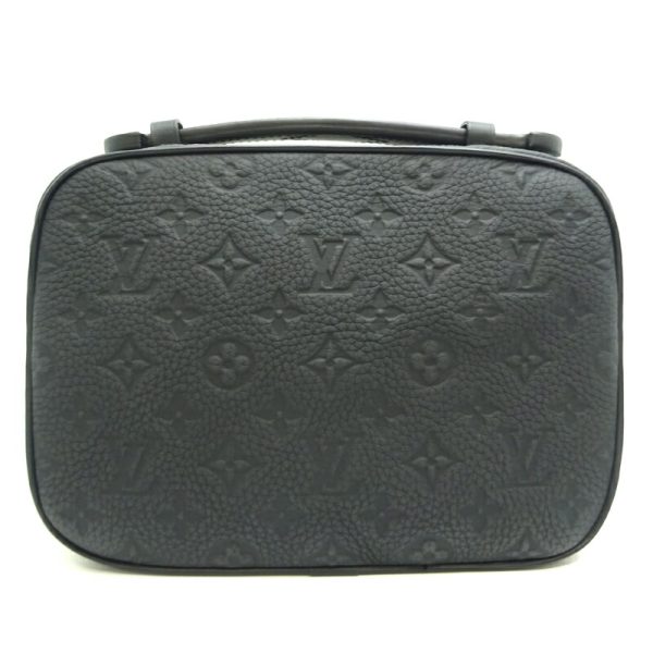 dh82363 2 Louis Vuitton S lock Messenger Taurillon Shoulder Bag Black