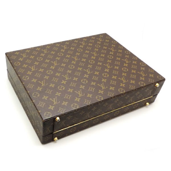 dh82376 3 Louis Vuitton Crusher Monogram Trunk Bag Brown