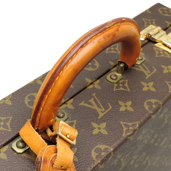 dh82376 5 Louis Vuitton Crusher Monogram Trunk Bag Brown