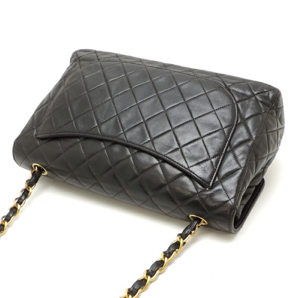 dh82380 4 Chanel Matelasse Chain Lambskin Shoulder Bag Black