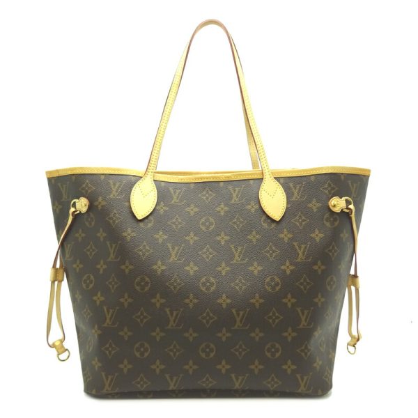 dh82429 1 Louis Vuitton Neverfull MM Monogram Tote Bag Brown