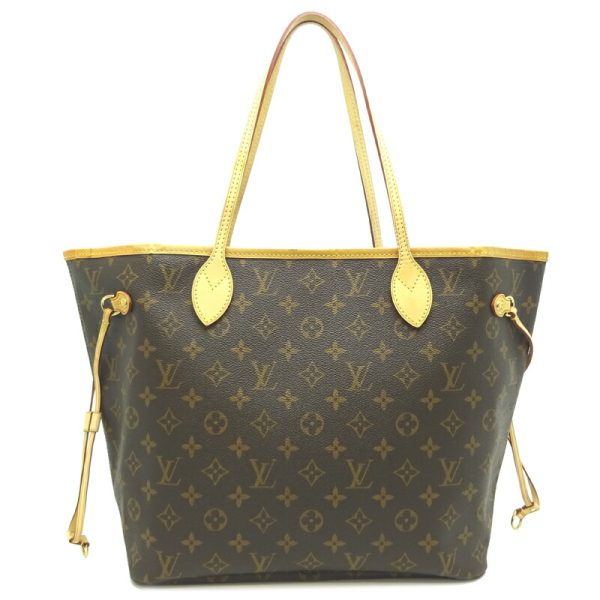 dh82429 2 Louis Vuitton Neverfull MM Monogram Tote Bag Brown