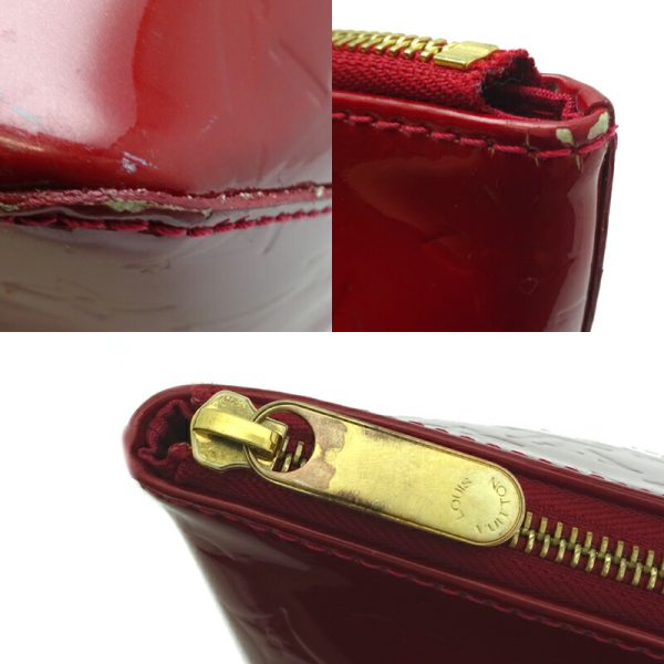 dh82430 7 Louis Vuitton Belves PM Vernis Shoulder Bag Red