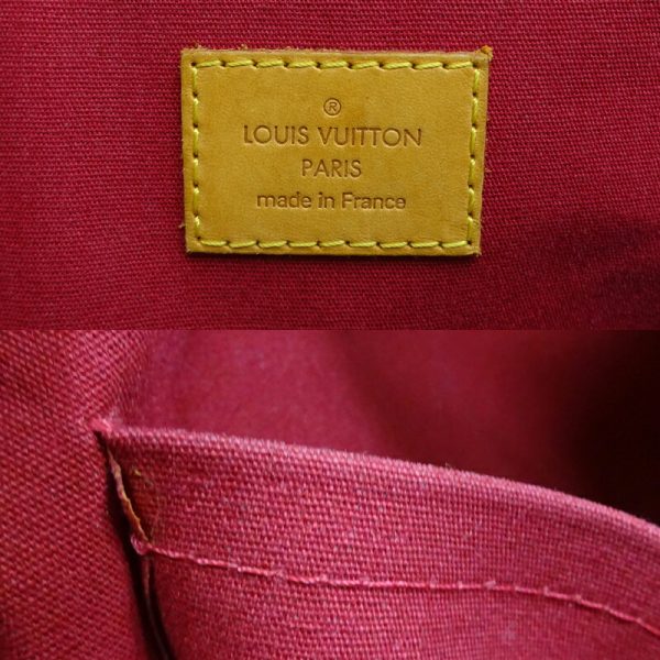 dh82430 9 Louis Vuitton Belves PM Vernis Shoulder Bag Red