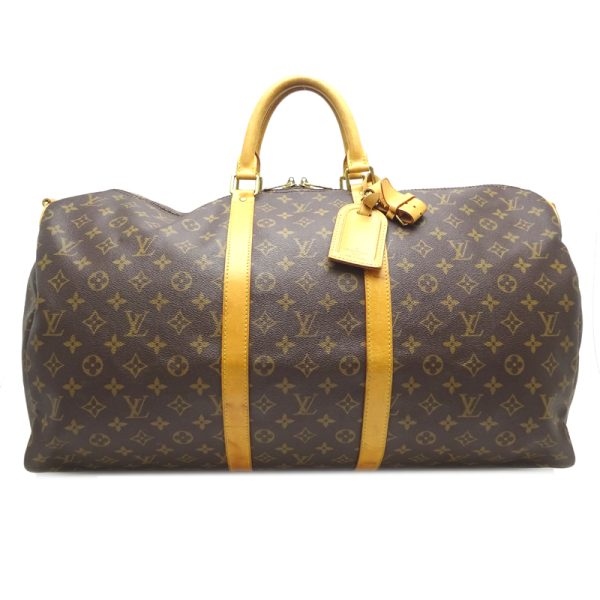 dh82457 1 Louis Vuitton Keepall Bandouliere 50 Monogram Bag Brown