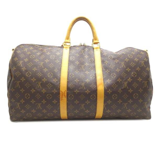 dh82457 2 Louis Vuitton Keepall Bandouliere 50 Monogram Bag Brown