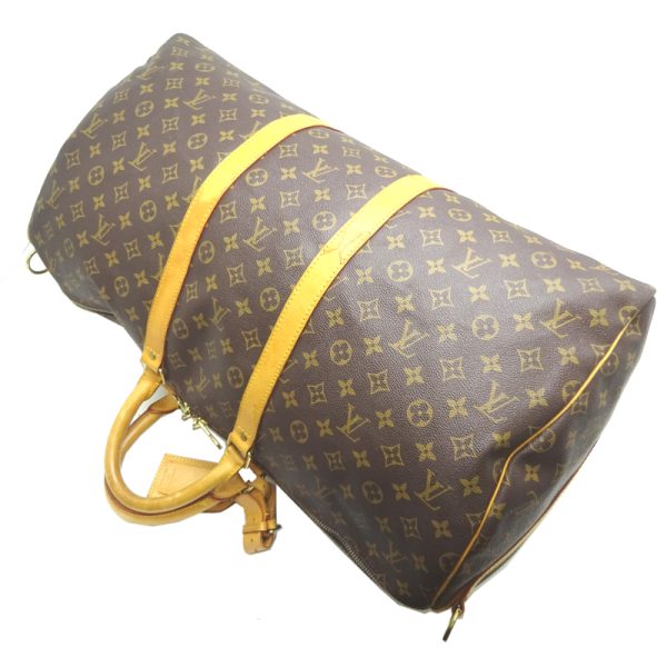 dh82457 4 Louis Vuitton Keepall Bandouliere 50 Monogram Bag Brown