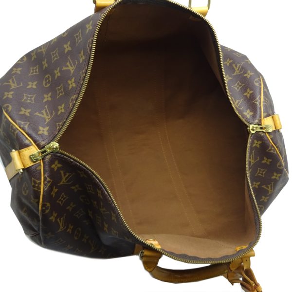 dh82457 6 Louis Vuitton Keepall Bandouliere 50 Monogram Bag Brown