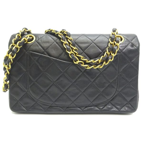 dh82493 2 Chanel Matelasse 23 Chain Lambskin Shoulder Bag Black