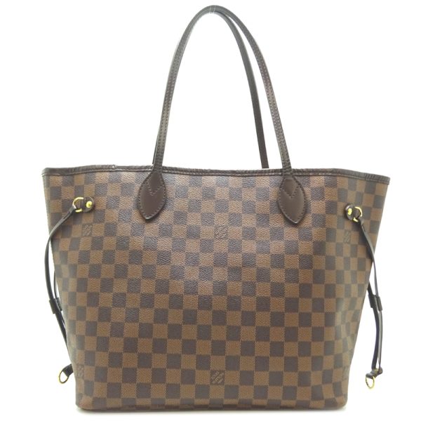 dh82501 2 Louis Vuitton Neverfull MM Damier Tote Bag Brown