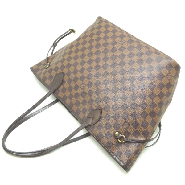 dh82501 4 Louis Vuitton Neverfull MM Damier Tote Bag Brown