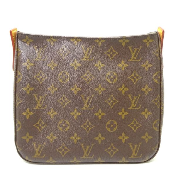 dh82502 2 Louis Vuitton Looping MM Monogram Shoulder Bag Brown