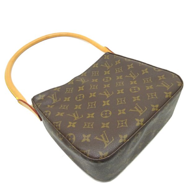 dh82502 3 Louis Vuitton Looping MM Monogram Shoulder Bag Brown