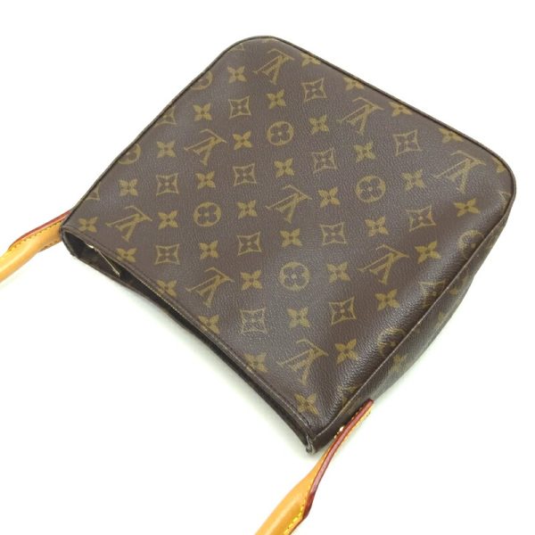 dh82502 4 Louis Vuitton Looping MM Monogram Shoulder Bag Brown