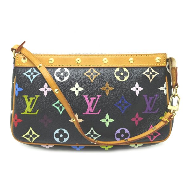 dh82517 1 Louis Vuitton Pochette Accessoire Multicolor Pouch Black