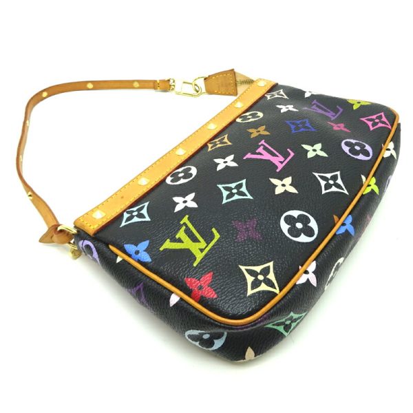 dh82517 3 Louis Vuitton Pochette Accessoire Multicolor Pouch Black