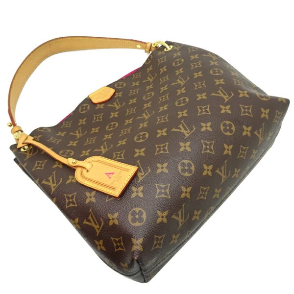 dh82520 3 Louis Vuitton Graceful PM Monogram Tote Bag Pink