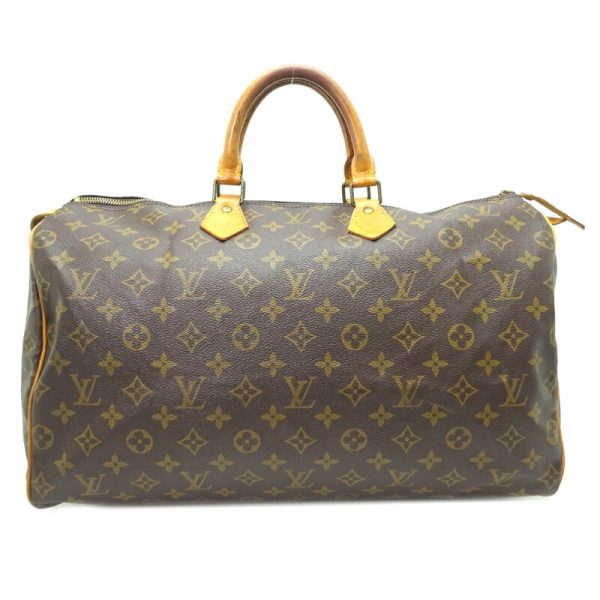 dh82521 2 Louis Vuitton Speedy 40 Monogram Bag Brown